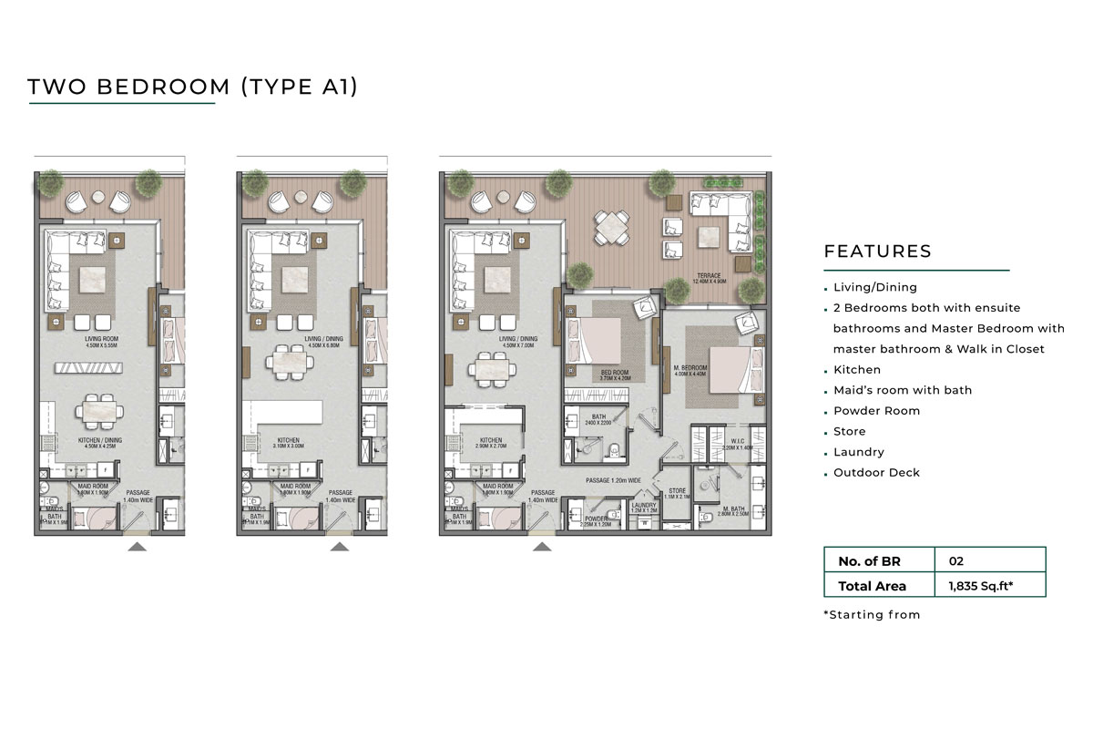 2 Bedroom